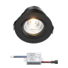Sharp LED Einbaustrahler Granada | Schwarz | Warm Weiß | 4 Watt | Dimmbar | Kippbar