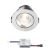 Sharp LED Einbaustrahler Granada | Warm Weiß | 4 Watt | Dimmbar | Kippbar