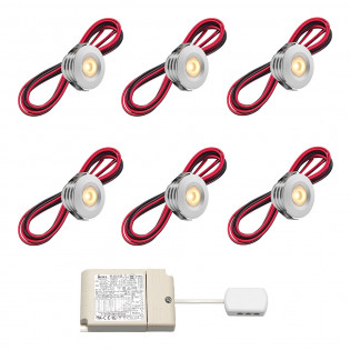 Cree LED Einbaustrahler Veranda Pals rts | Warm Weiß | Set mit 6, 8, 10 oder 12 Stück L2232